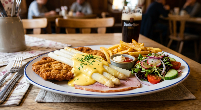 75 Schnitzel Spargel